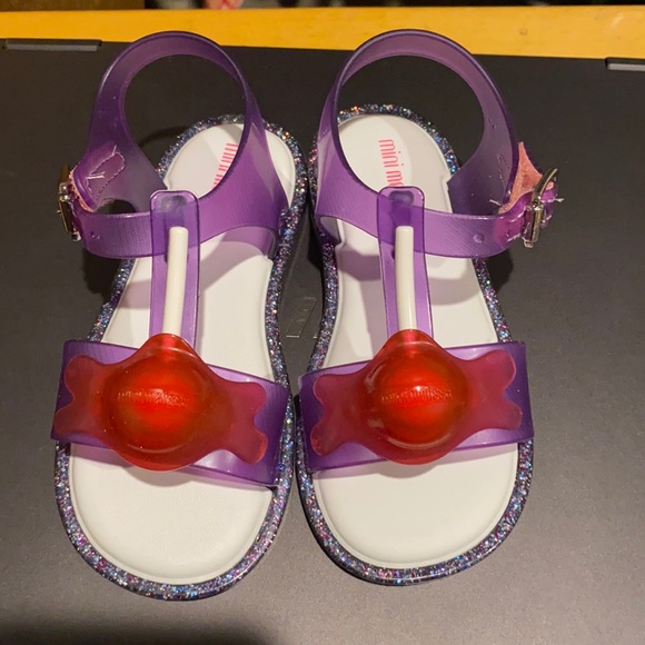 New Mini Melissa sandals kids size no box
